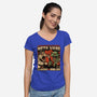 Dungeon Crawler War-Womens-V-Neck-Tee-Studio Mootant
