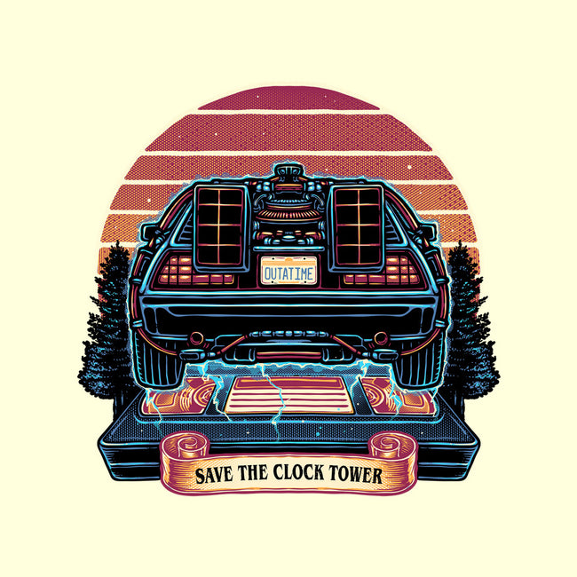 Time Travel Sunset-None-Adjustable Tote-Bag-glitchygorilla