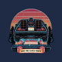 Time Travel Sunset-Youth-Basic-Tee-glitchygorilla