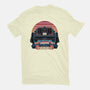Time Travel Sunset-Mens-Premium-Tee-glitchygorilla