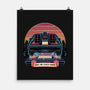 Time Travel Sunset-None-Matte-Poster-glitchygorilla