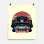 Time Travel Sunset-None-Matte-Poster-glitchygorilla