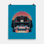 Time Travel Sunset-None-Matte-Poster-glitchygorilla
