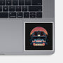 Time Travel Sunset-None-Glossy-Sticker-glitchygorilla