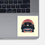 Time Travel Sunset-None-Glossy-Sticker-glitchygorilla