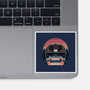 Time Travel Sunset-None-Glossy-Sticker-glitchygorilla