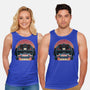 Time Travel Sunset-Unisex-Basic-Tank-glitchygorilla