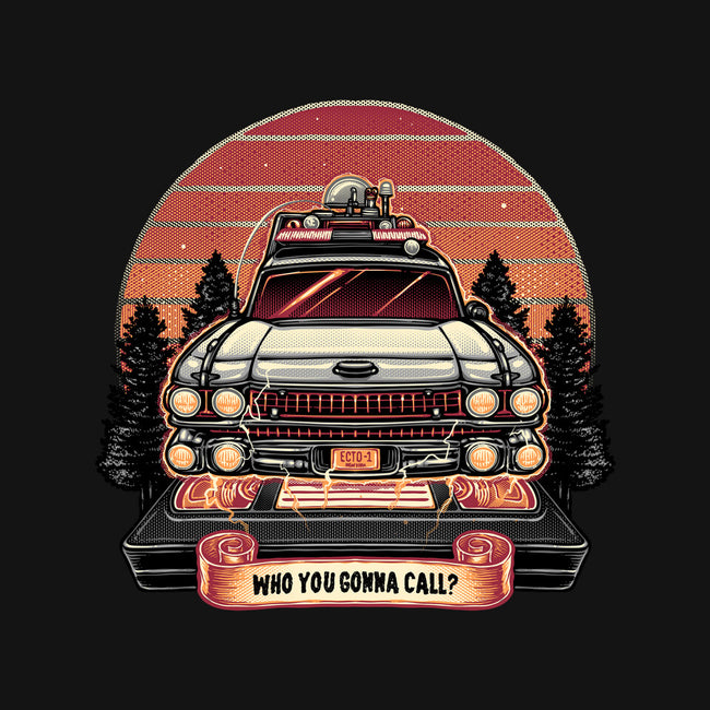 Ghost Hunting Sunset-Youth-Basic-Tee-glitchygorilla