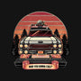 Ghost Hunting Sunset-Mens-Basic-Tee-glitchygorilla