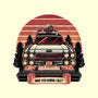 Ghost Hunting Sunset-None-Glossy-Sticker-glitchygorilla