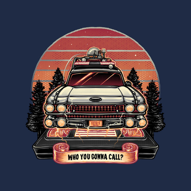 Ghost Hunting Sunset-Mens-Long Sleeved-Tee-glitchygorilla