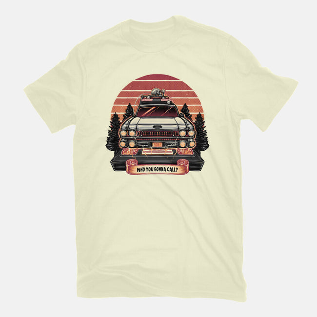 Ghost Hunting Sunset-Mens-Premium-Tee-glitchygorilla