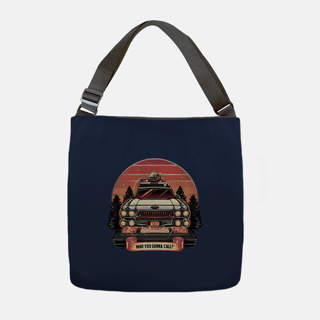 Ghost Hunting Sunset-None-Adjustable Tote-Bag-glitchygorilla