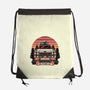 Ghost Hunting Sunset-None-Drawstring-Bag-glitchygorilla