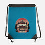 Ghost Hunting Sunset-None-Drawstring-Bag-glitchygorilla