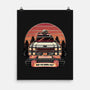 Ghost Hunting Sunset-None-Matte-Poster-glitchygorilla