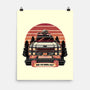 Ghost Hunting Sunset-None-Matte-Poster-glitchygorilla