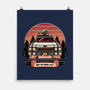 Ghost Hunting Sunset-None-Matte-Poster-glitchygorilla