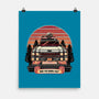 Ghost Hunting Sunset-None-Matte-Poster-glitchygorilla