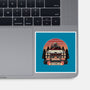 Ghost Hunting Sunset-None-Glossy-Sticker-glitchygorilla