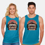 Ghost Hunting Sunset-Unisex-Basic-Tank-glitchygorilla