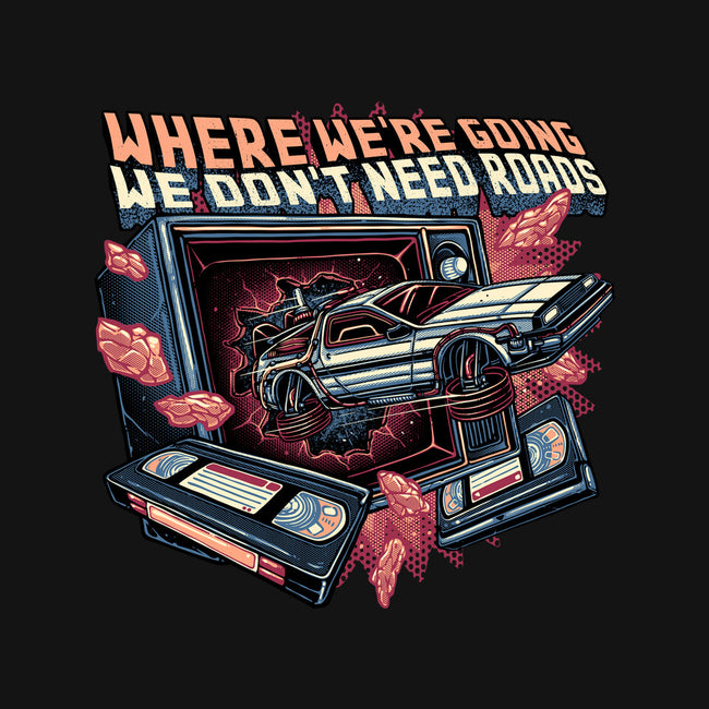 We Don’t Need Roads-Youth-Crew Neck-Sweatshirt-glitchygorilla