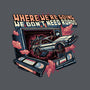 We Don’t Need Roads-None-Drawstring-Bag-glitchygorilla