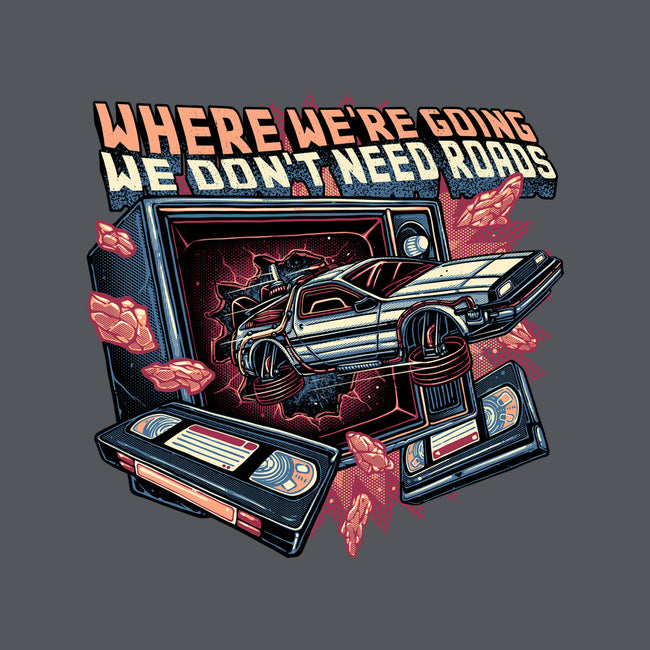 We Don’t Need Roads-None-Basic Tote-Bag-glitchygorilla