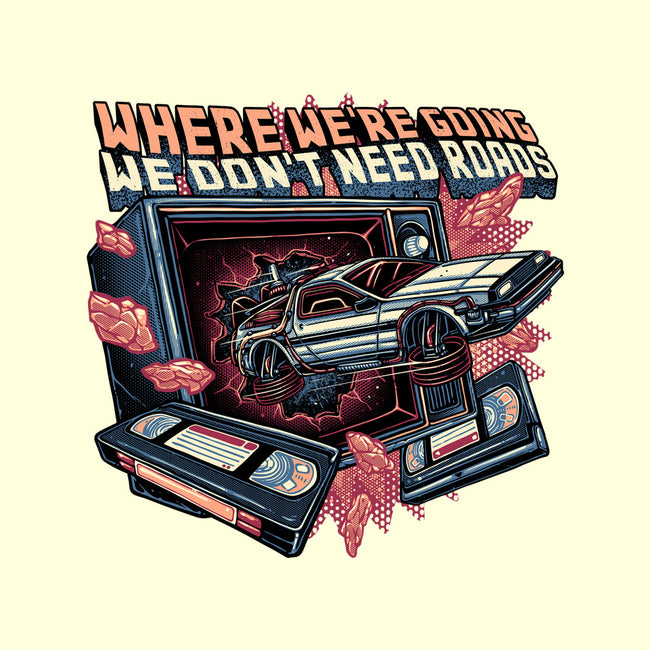 We Don’t Need Roads-None-Polyester-Shower Curtain-glitchygorilla