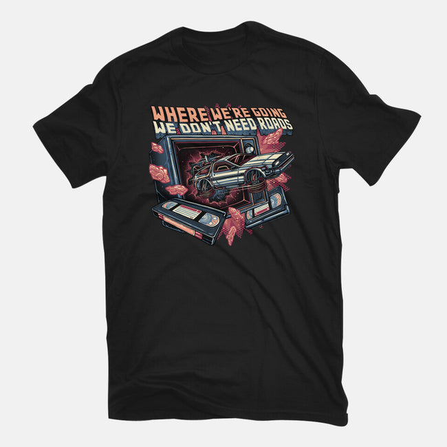 We Don’t Need Roads-Mens-Premium-Tee-glitchygorilla