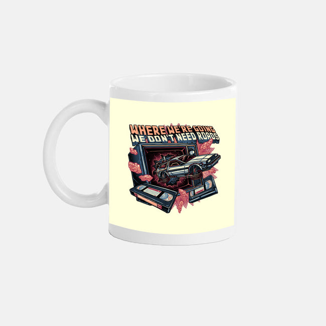 We Don’t Need Roads-None-Mug-Drinkware-glitchygorilla