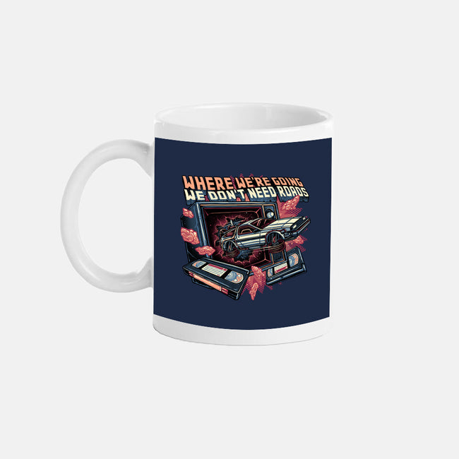 We Don’t Need Roads-None-Mug-Drinkware-glitchygorilla