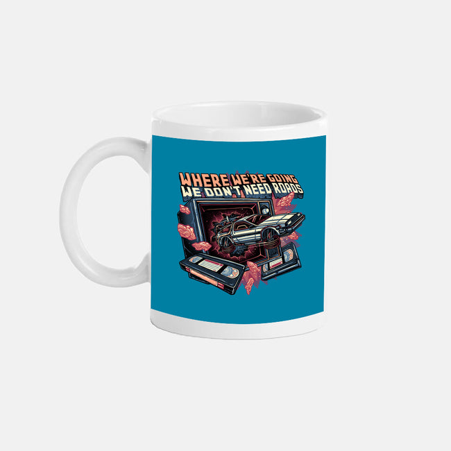 We Don’t Need Roads-None-Mug-Drinkware-glitchygorilla