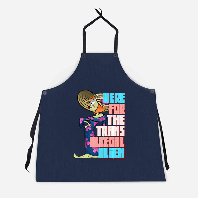 Educate Yourself-Unisex-Kitchen-Apron-DrawnByBryan