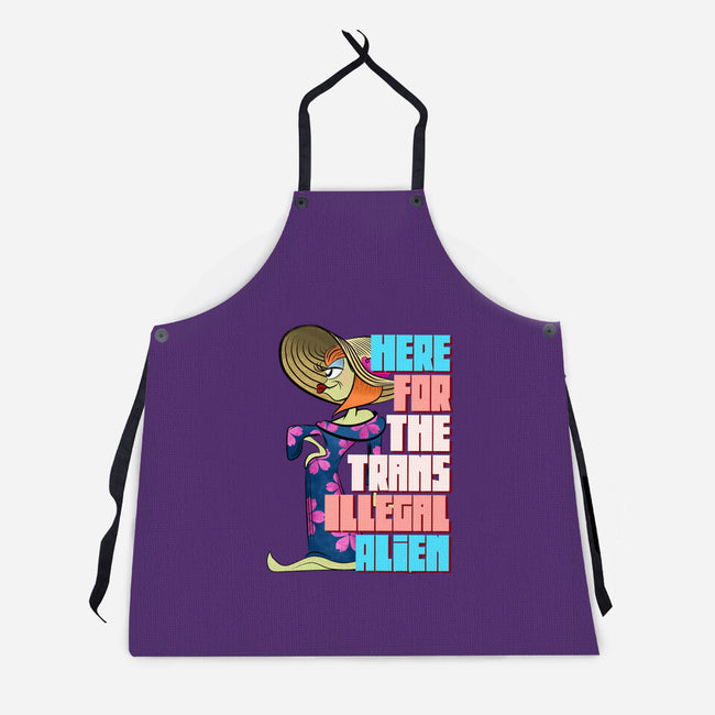 Educate Yourself-Unisex-Kitchen-Apron-DrawnByBryan
