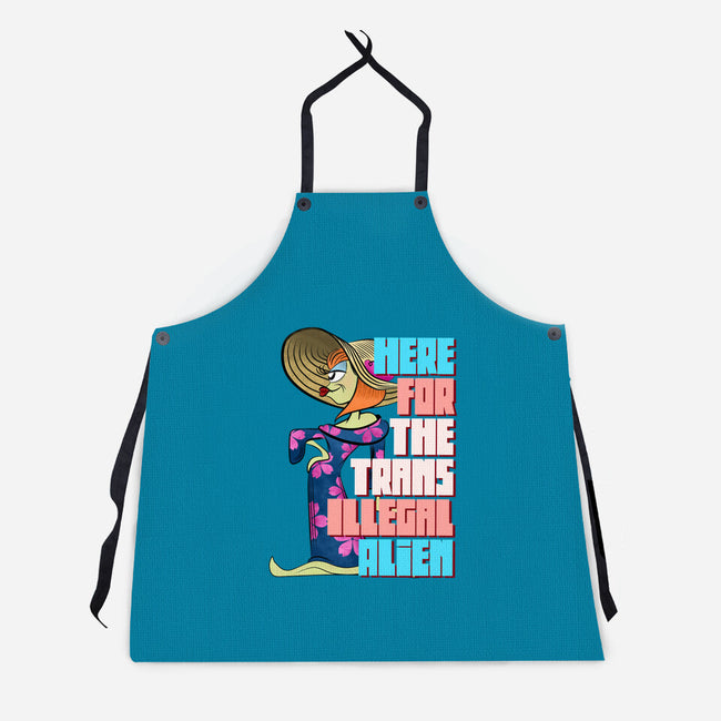 Educate Yourself-Unisex-Kitchen-Apron-DrawnByBryan