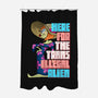 Educate Yourself-None-Polyester-Shower Curtain-DrawnByBryan