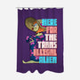 Educate Yourself-None-Polyester-Shower Curtain-DrawnByBryan
