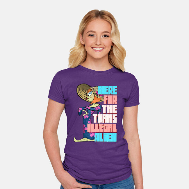 Educate Yourself-Womens-Fitted-Tee-DrawnByBryan