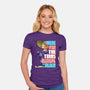 Educate Yourself-Womens-Fitted-Tee-DrawnByBryan