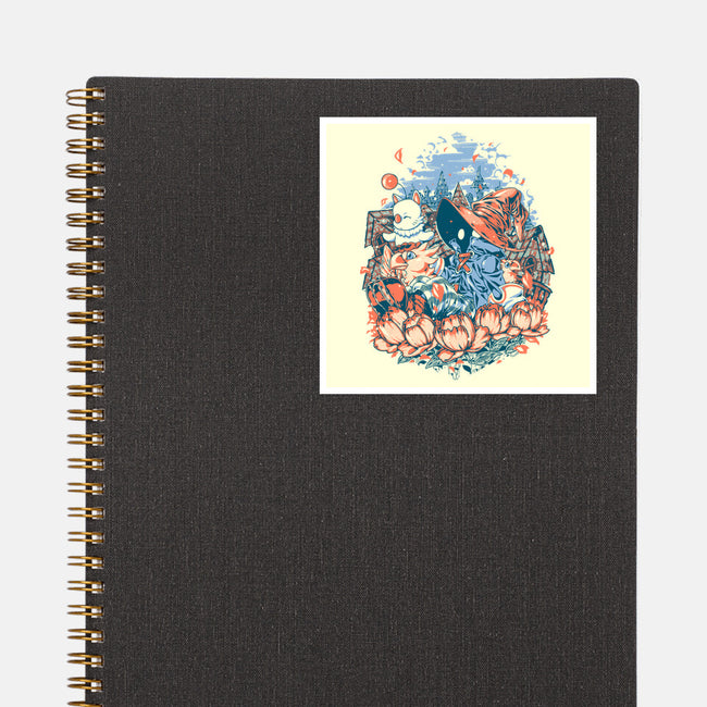 A Day Of Calm-None-Glossy-Sticker-Estudio Horta