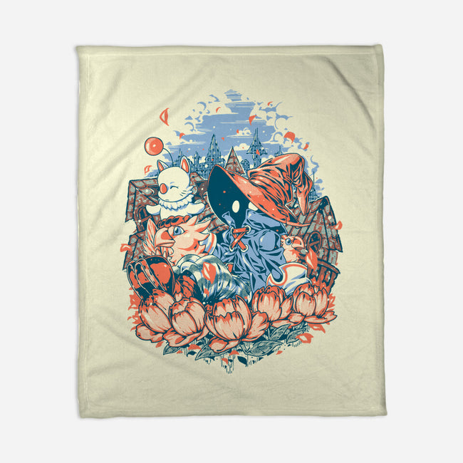 A Day Of Calm-None-Fleece-Blanket-Estudio Horta