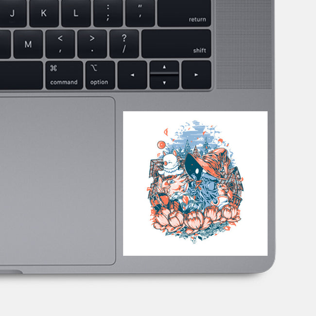 A Day Of Calm-None-Glossy-Sticker-Estudio Horta