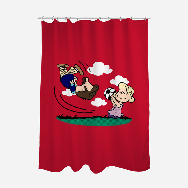 Lassonuts-None-Polyester-Shower Curtain-DrawnByBryan