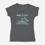 What A Day-Womens-V-Neck-Tee-TechraNova