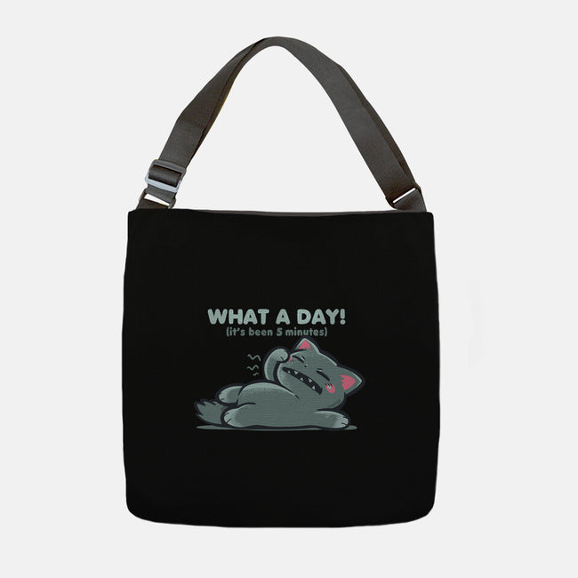 What A Day-None-Adjustable Tote-Bag-TechraNova