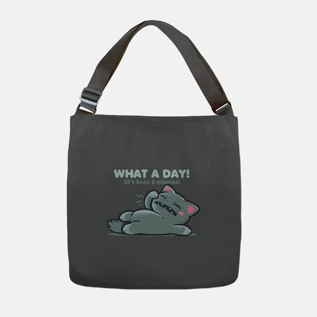 What A Day-None-Adjustable Tote-Bag-TechraNova