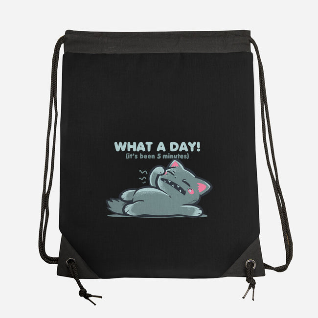 What A Day-None-Drawstring-Bag-TechraNova