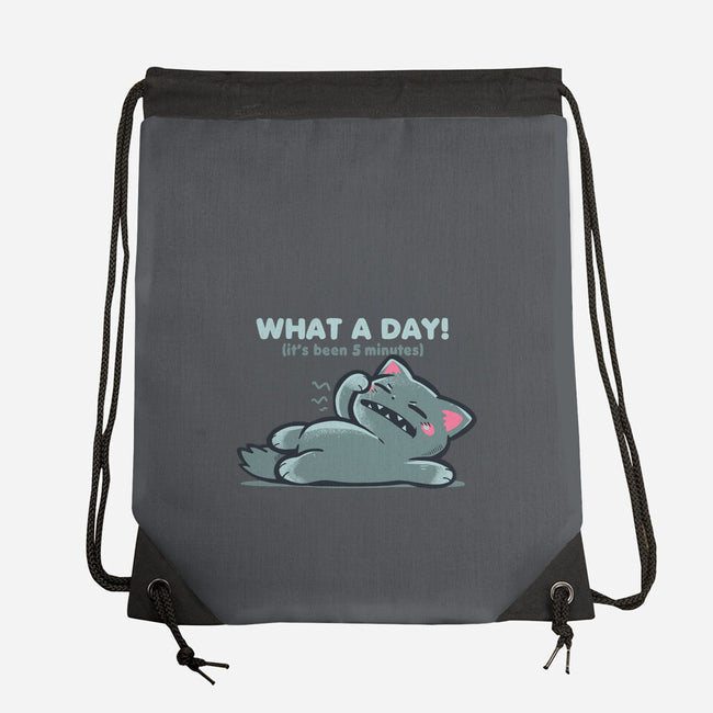 What A Day-None-Drawstring-Bag-TechraNova