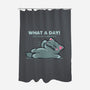 What A Day-None-Polyester-Shower Curtain-TechraNova